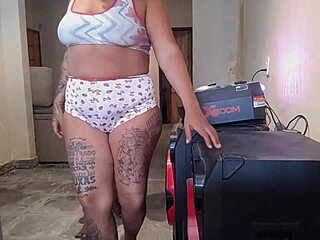 Tanned wife screams on monster cock after sneaky spying fuck and creampie