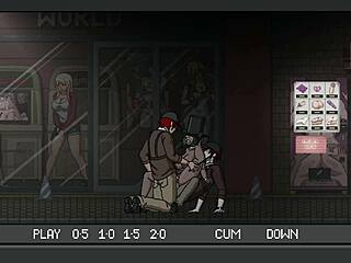 Ghost girl hunted down for intense anal hentai creampie