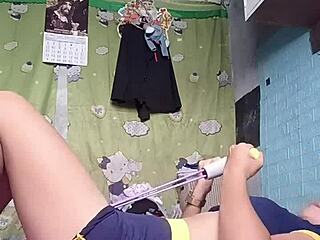 petite asian babe crushing that workout in tight shorts 💪😘🔥