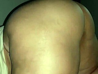 Chubby Brazilian milf shakes huge wet ass and juicy pussy