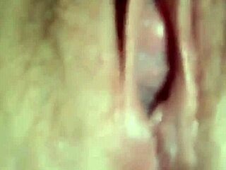 brazilian young squirts orgasm solo on bed!