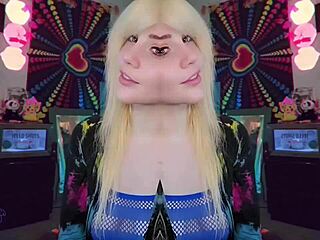 blonde milf's eyebrow head shave teases wildly free