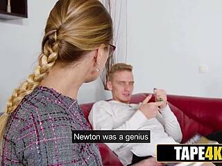 oh tutor your glasses make me so wet for that deep monster cock pussy ride