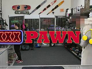 exhibitionist amateur teases with wet pussy suck before bent over pounding