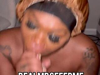 Hood Hoe Mrsfeedme's Sloppy Ebony Cum Compilation