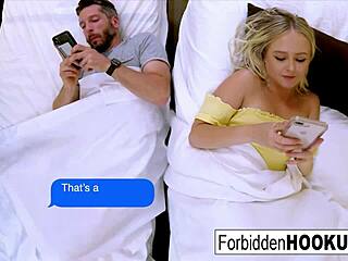 i'm the bratty blonde babe fucking my lucky stud