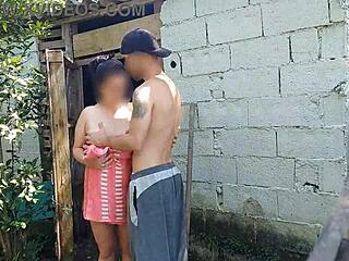 SHOWER FAILS! Wife PAYS caretaker HOT towel SEX