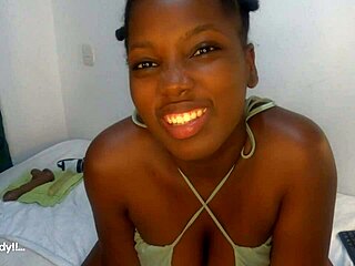 extreme nasty dirty talk black curvy whore roleplay for master with toys mouthful cum