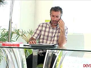 old man ravages best friend's teen ass deep!