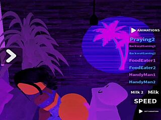 Lucky Bot Enjoys Sexy Big Ass Buttjob Ride