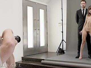 i am riley takes double penetration in hairy group threesome