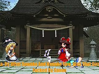 Sanae Pounds Cirno in Hilarious Touhou Parody Fuck