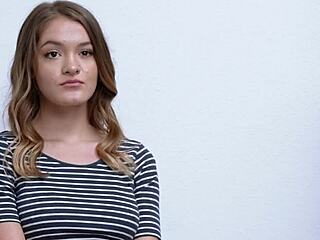 security guard films shoplifter teen banging!