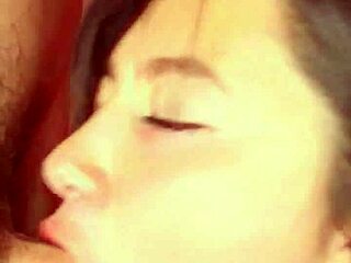 Young Latina lover spanks and licks in dirty close-up submission