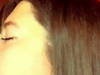 Young Latina lover spanks and licks in dirty close-up submission