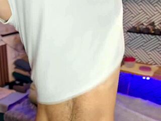 masseur whips out cock jerks sniffing used panties cums dirty talking wildly