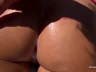 wild beach orgy turns into massive creampie cum party for everyone