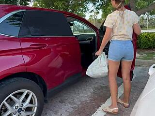Watch My Wild Public Car Dressing Compilation Outdoor Amateur Thrills!