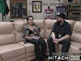 freshman hitachi vibrator orgasm shakes her hard pov