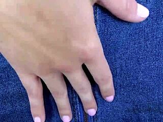 In this audition, cute brunette model rides cock on sofa!