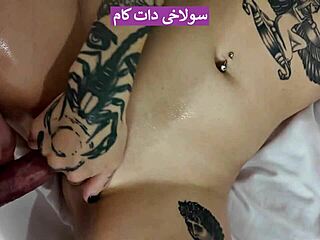 juicy tattooed iranian teen bent over doggystyle homemade fuck