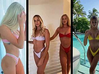 Boutinela's Bikini Teasing Compilation 6 Blows Minds!