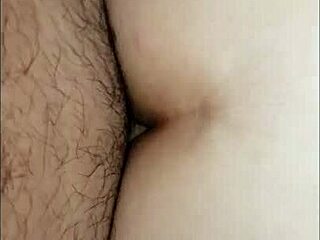 first anal hurt but stretched sexy latina milf ass