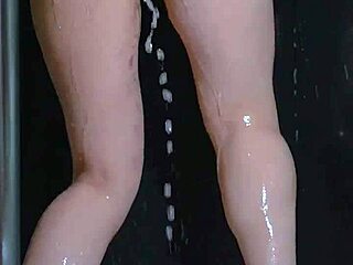 college babes bounce big asses in soapy wet shower fun