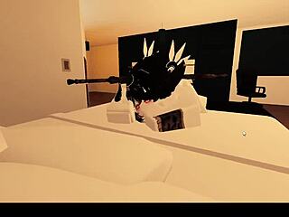 Boyfriend's Intense Vagina Thrust Against The Wall