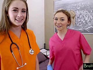 hot teen eases tension with taboo blowjob fun