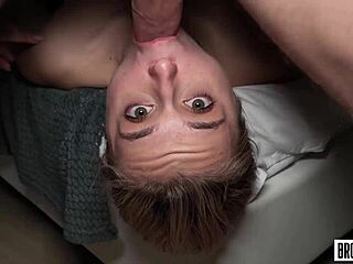 teen milf strokes massive cock 😍 homemade pov fun