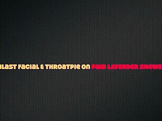 egyptian babe in glasses endures balls-deep throatpie and huge cum facial explosion