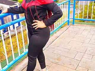 i offer her cash in park for hot latina ass fuck