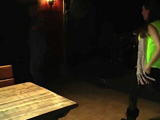 Babe, suck this dick from the bar!