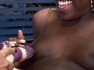 sydnee capri and angel banxxx rip clothes for toy-filled ebony pussy play