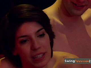 Swinger Couple Caresses Bodies in Steamy Group Interview