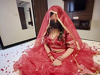 Honeymoon Bride's First Night Ass Fucked Hard in Desi Anal Video