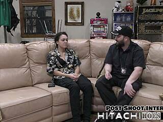 freshman hitachi vibrator orgasm shakes her hard pov