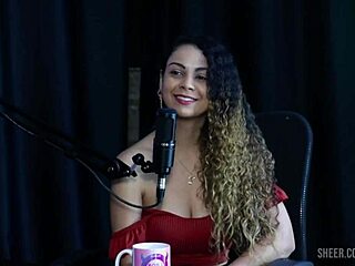 Charllottye's Sheer Red Glamour Comp with Bruna Carlos BDSM Group Tease