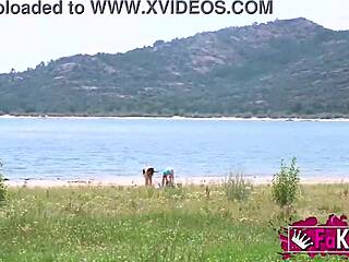 Amanda Luxor hunts dirty public fuck rookies