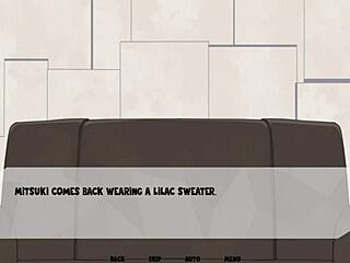 big cock throbs under her teasing handjob finish