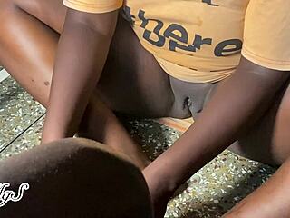 Black Mature's Big Clit Pussy Up Close And Teasing