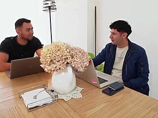 hot young babe offers mute maid money for threesome fuck while stepmom sleeps