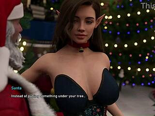 Sexy Babe Fucked Hard By Santa Claus