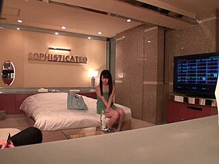 Hidden Bedroom Peek at Cute Japanese Idol's Curves