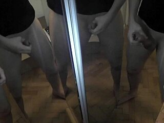 One Stud Blasts Cumshot on Six Mirror Cocks