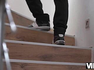 Cleaning Stops as Huge Cock Fills My Juicy Pussy