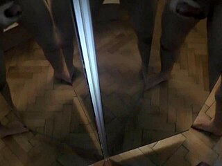 One Stud Blasts Cumshot on Six Mirror Cocks