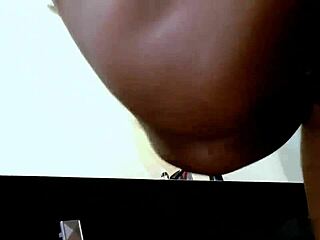 sensual black girl in heels rides missionary cowgirl style