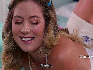 blonde mommy river lynn taylor vixxen lesbian dildo spanking strapon fun 😏👅🔥